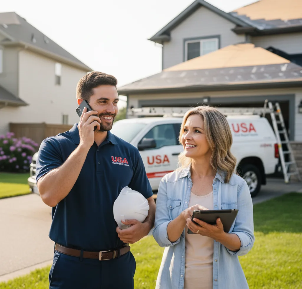 USA Roof Repair Experts customer support in Rowlett